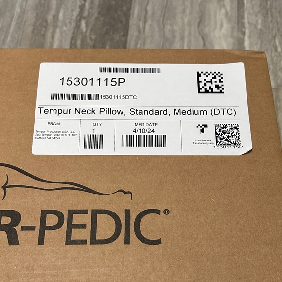 Tempur-Pedic Tempur-Neck Pillow NEW in Box - Picture 5 of 5